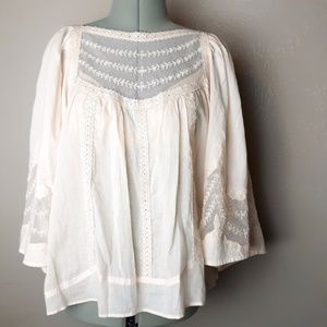 Anthropologie Blush Top